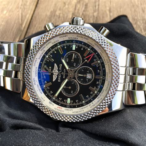 breitling for bentley motors automatic watch|real Breitling Bentley watch.